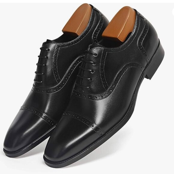 ALIPASINM - Men - Dress Shoes Oxford - Black Leather - 11.5 - Picture 3 of 10